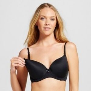 black nursing full coverage gilligan&o"malley bra